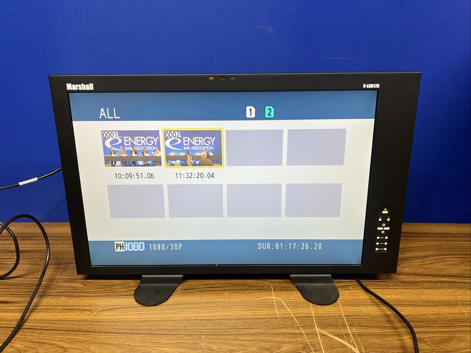 Marshall Electronics V-LCD17H 17" SDI 3G Monitor 1080p - Image 2 of 4