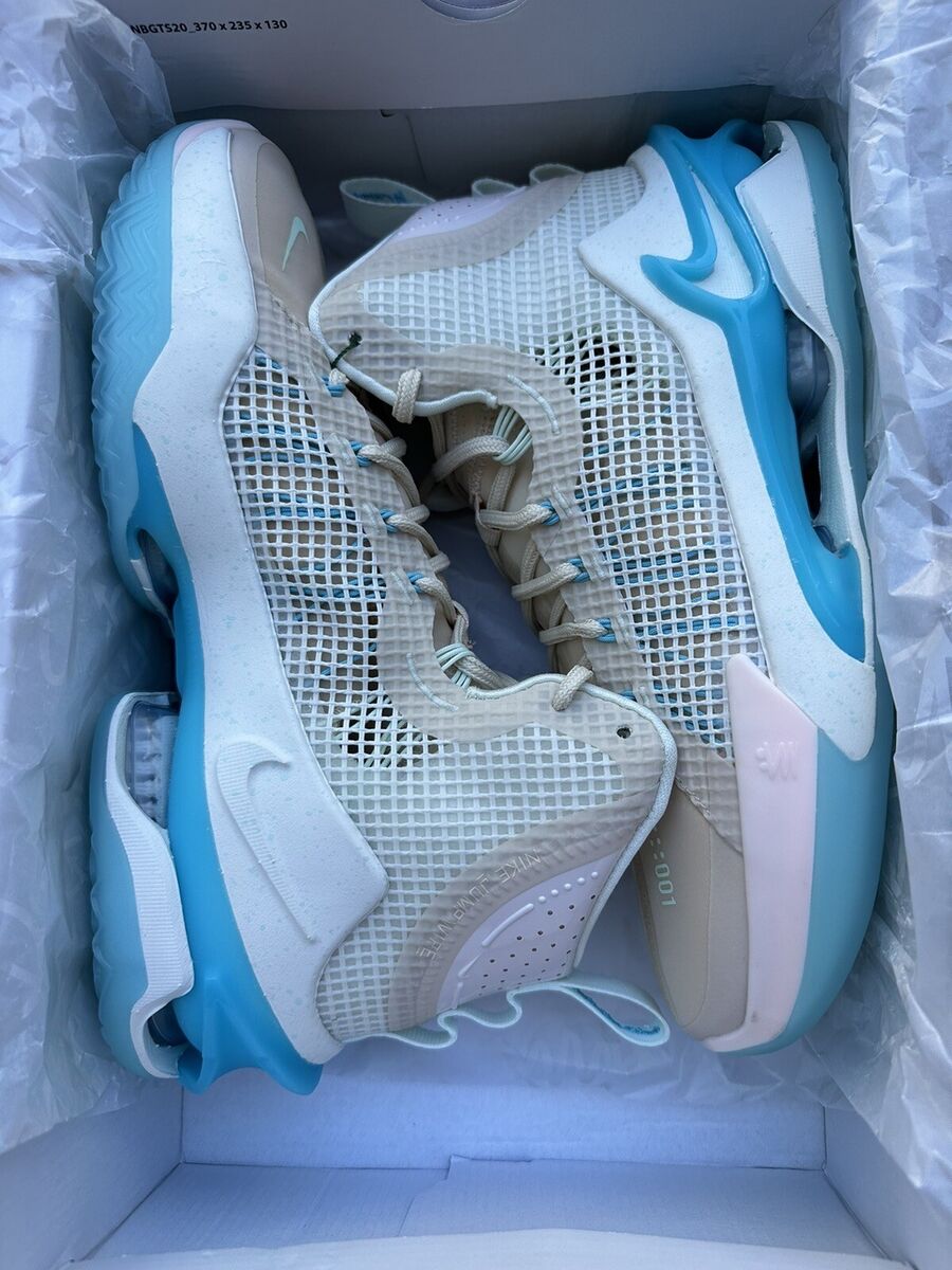 Nike Air Zoom GT Jump Ep CZ9907-200 Men’s 10.5 New Pearl White Vivid Sky Blue Nike Air Zoom GT Jump Ep CZ9907-200 Men’s 10.5 New Pearl White Vivid Sky Blue