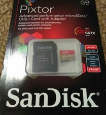 SanDisk - Pixtor Advanced 32GB microSDXC UHS-I Memory Card