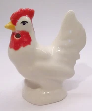 Pam's Patchwork Pie Bird Vent * White Hen by Pam Hoge