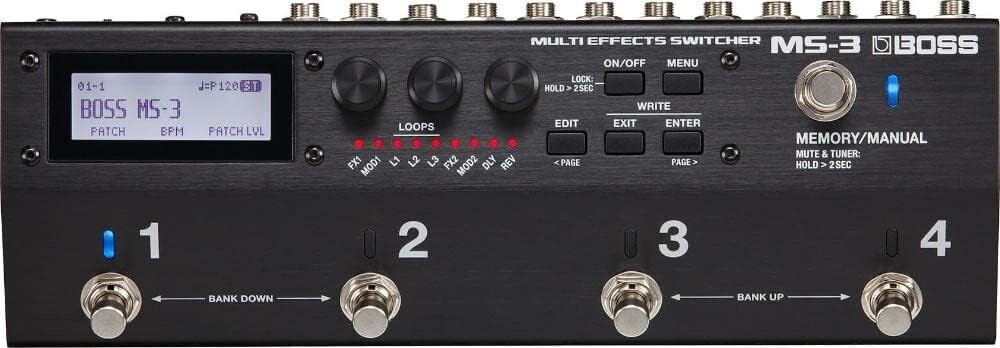 BOSS MS-3＋EV-30 セット Amazon | 【EV-30 + FS-7セット】BOSS Multi Effects Switcher
