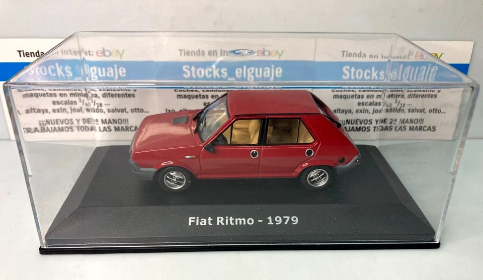 IXO ATLAS 1/43 DIECAST FIAT RITMO 1979 HACHETTE MINIATURA COCHE - Imagen 3 de 3