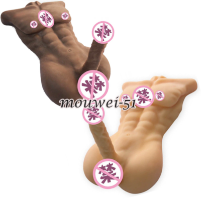 Female Sex Doll with Dildo Male Entity Silicone Insertion Adult Erotic Sex  Toys