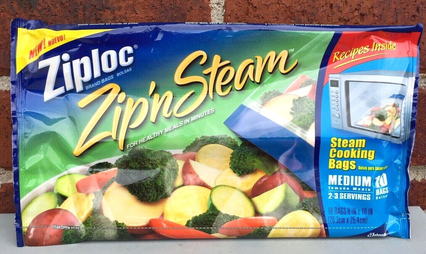 zip and steam bolsas