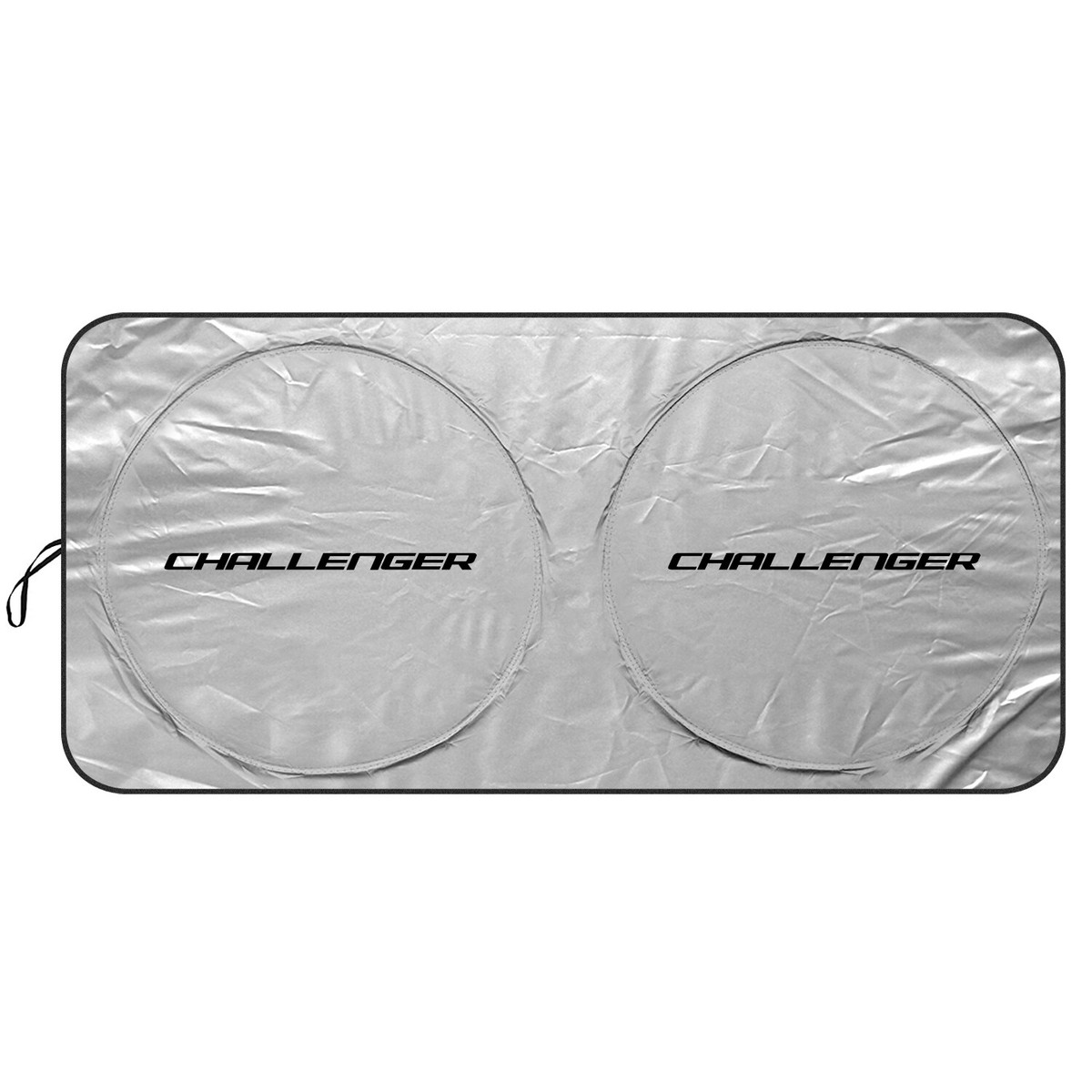 Dodge Challenger Universal Silver Reflective Sun Shade (size: 64