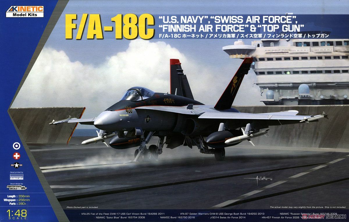 航空機・ヘリコプター Kinetic Gold F/A-18D USMC HORNET 1/48 1/48 F/A-18D USMC Hornet 