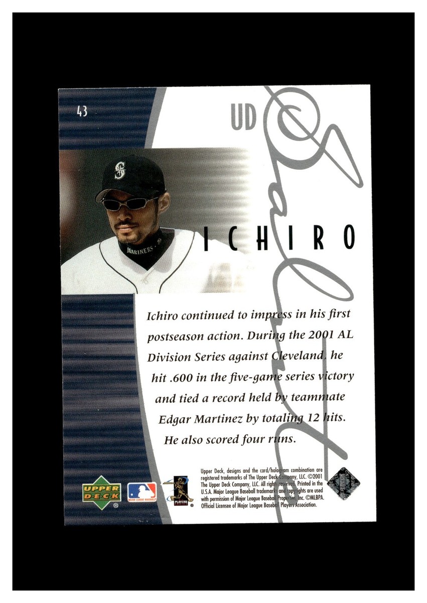2001 Upper Deck Rookie Update Ichiro Tribute #43 Ichiro