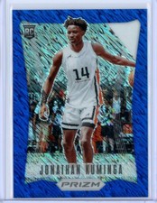 2021-22 Panini Prizm Draft JONATHAN KUMINGA Blue Shimmer FOTL RC Flashback 8/13