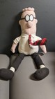 Used Large Plush DILBERT Office Stuffed Character Doll – 16.5 inches high 
