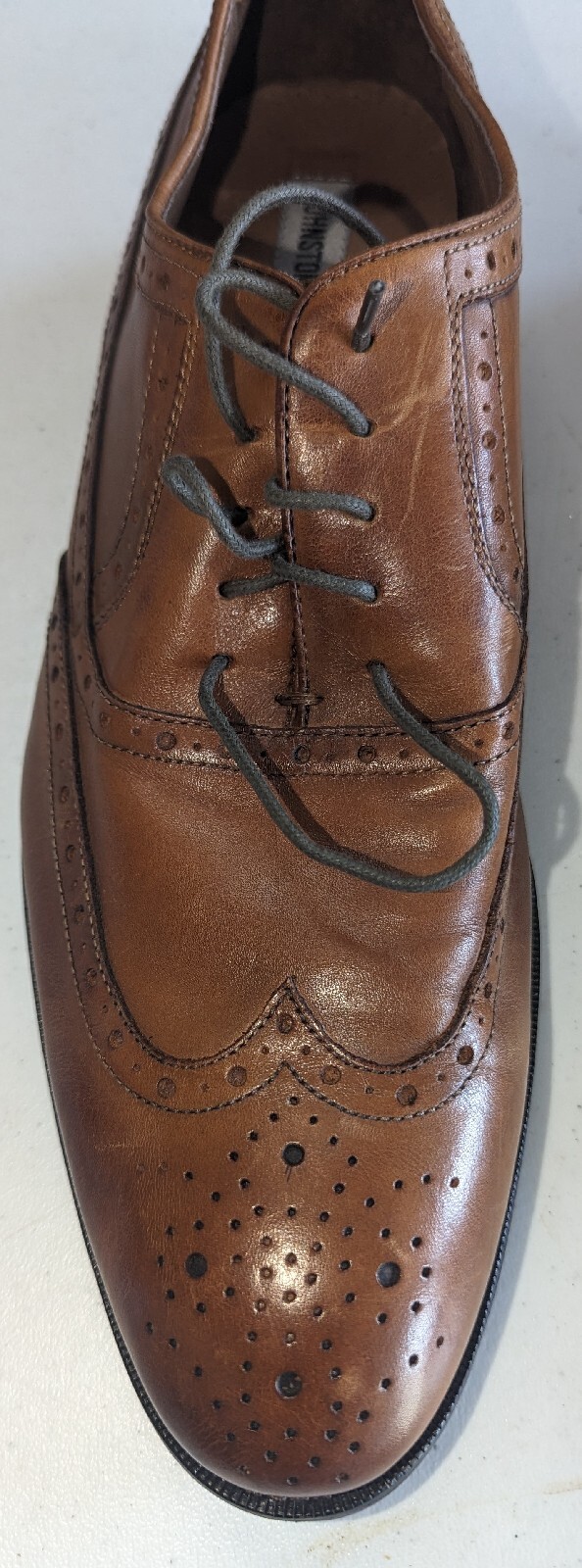 SAOLA Scarpe brogue Johnston & Murphy da uomo Conard marrone punta Oxford 20 3152 12 M