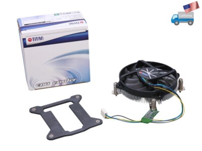 Titan Low-Profile 1U/ mITX Intel Socket LGA 1150/1151/1155/1156/1200 CPU Cooler