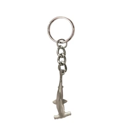 INNOVATIVE SCUBA Scuba Diving Diver Key Chain KeyChain Hammerhead Silver GP7257