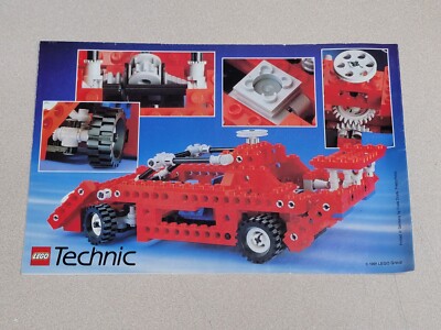 LEGO Technic 8015 8020 8024 Instructions Manual Idea Book (1986) * ORIGINAL! *