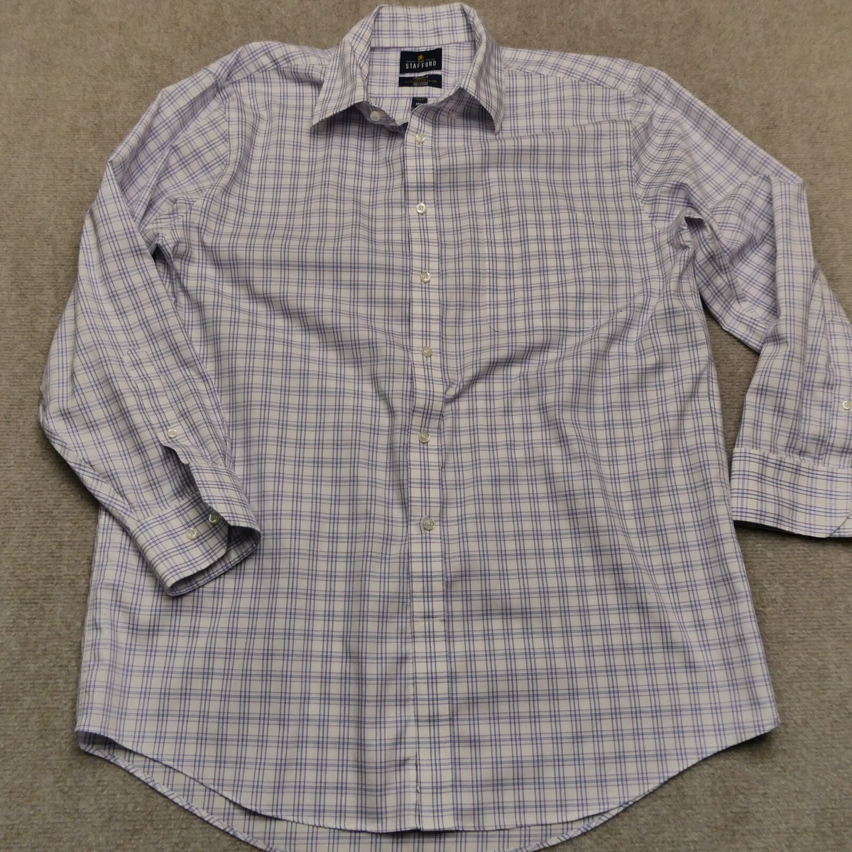 Stafford pinpoint oxford dress shirts hotsell