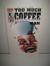 Too Much Coffee Man #2, Adhesive Comics 1996, Shannon Wheeler, 3rd print