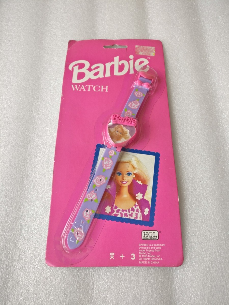 Barbie Watch Vintage 1992 Digital Pink & Blue Wrist Watch  display picture 3