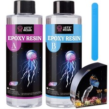 Crystal Clear Epoxy Resin 32oz Bubbles Free Epoxy Resin Table Top  Bar Top C...