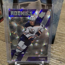 2023-24 Upper Deck SPX Raphael Lavoie Parallax Purple /149 Edmonton Oilers #130