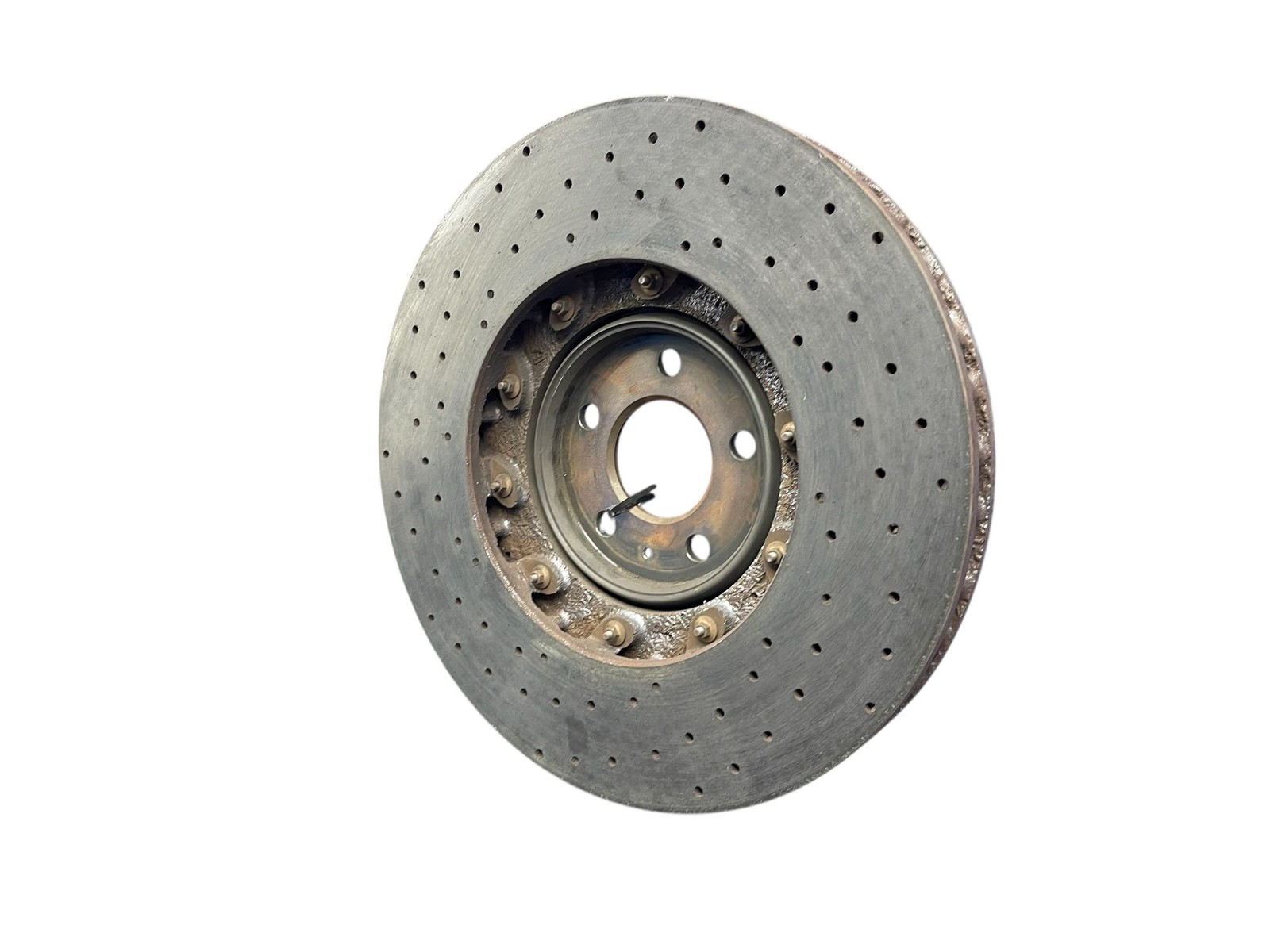 2017-2023 AUDI R8 AWD 5.2L FRONT RIGHT CARBON CERAMIC BRAKE ROTOR 6750G 38.07MM
