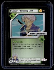 2002 Dragon Ball Z Foil Score Trunks Planning Drill Trunks Saga 86 Foil