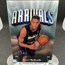 Topps 1997-98 Finest Arrivals Insert Uncommon Silver Tracy McGrady #294 Raptors