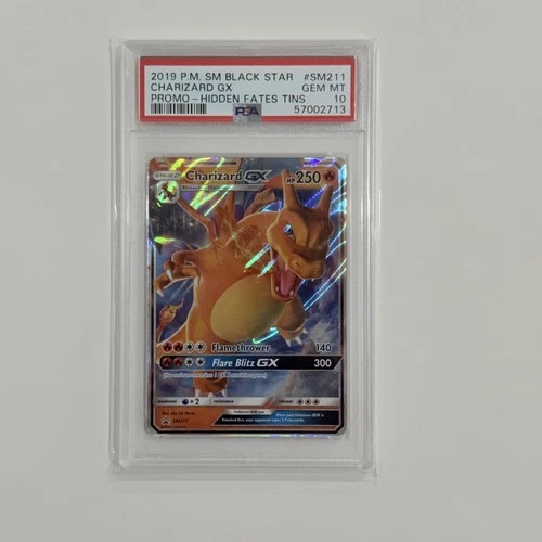 Charizard GX SM211 PSA10 Pokemon TCG 2019 Hidden Fates Promo English X 2 CARDS
