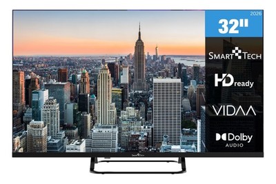 Smart Tech 32HV02V Fernseher 32 Zoll Smart TV VIDAA HD TV Triple-Tuner 2026
