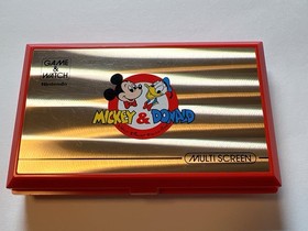 NINTENDO GAME AND & WATCH MICKEY & DONALD 1982 Multi Screen  with BOX Direct Fro