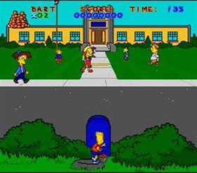 Virtual Bart - Sega Genesis Game Only