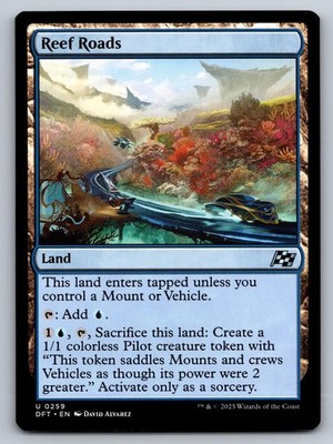 Reef Roads 259 Uncommon Aetherdrift Magic: The Gathering Near Mint