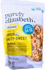 Purely Elizabeth Organic Original Salty-Sweet Granola 34oz Bag Rec#1 EXP 04/2026