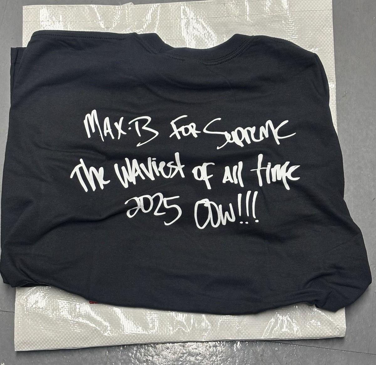 Supreme SS25 Max B Tee Black Size M | eBay UK