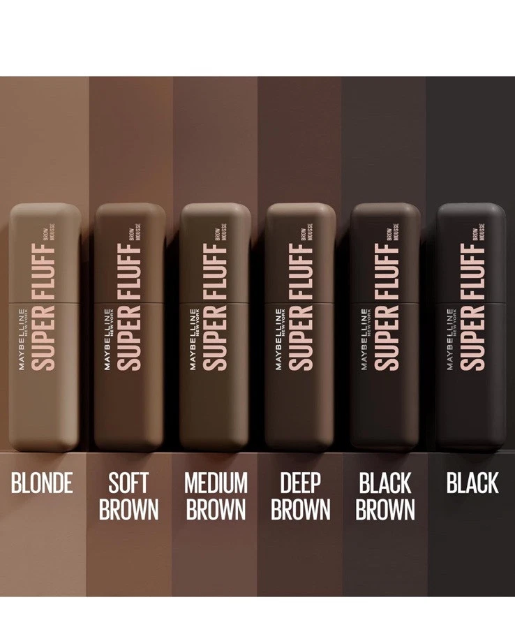 8 Pack - Maybelline 257 Medium Brown  Super Fluff Brow Mousse - Image 3 of 4
