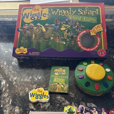 Vintage The Wiggles Wiggly Safari Board Game 100% Complete And Working 