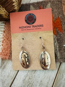 Authentic Handcrafted Gold Plated Sterling Silver Dangle Earrings