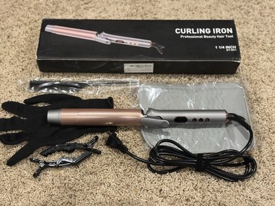 Professional Curling Iron 1  1/4 Inch