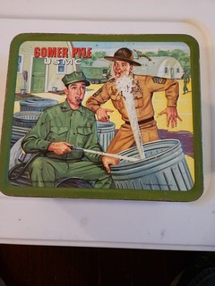 Vintage 1966 Gomer Pyle USMC Metal Lunch Box Aladdin Jim Nabors No Thermos