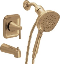 Moen 82022BZG Ronan Tub Shower Faucet with Magnetix Handheld, Bronze Gold