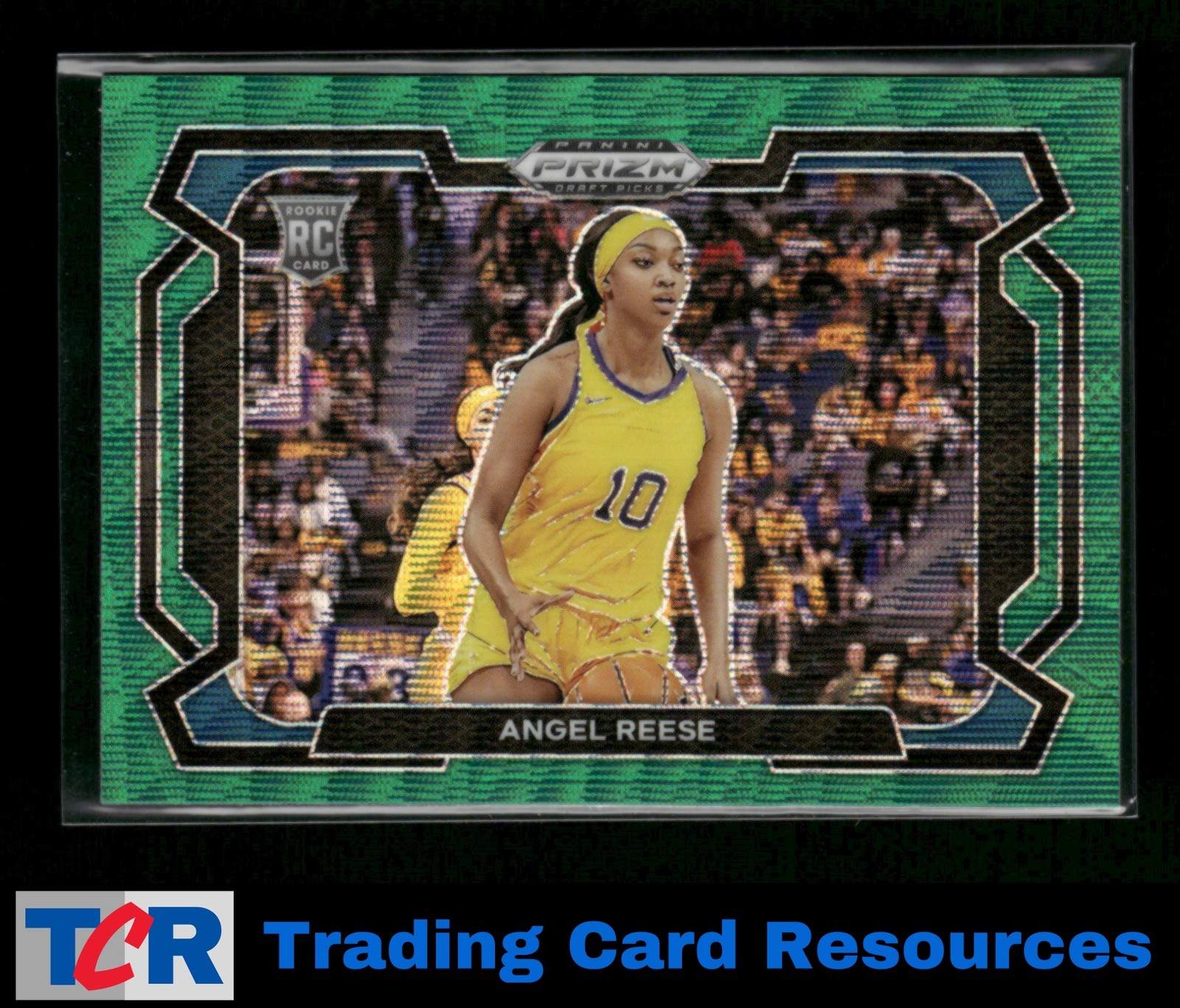 2024 Panini Prizm Draft Picks #38 Angel Reese Variation Prizms Green Wave