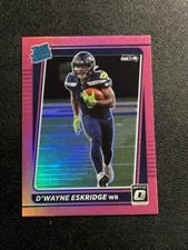 Dwayne Eskridge 2021 Panini Donruss Optic Rated Rookie Pink Prizm #p-276