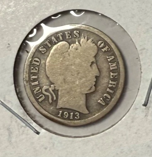1913 barber dime