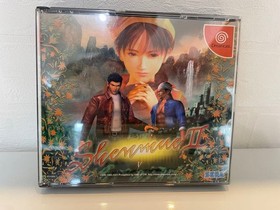SEGA Dreamcast HKT-3000 Console Set 2 Controllers Shenmue II VMU Tested KA698