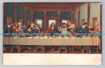 R799615 Das letzte Abendmahl Leonardo Da Vinci Fresko Gemälde in Mailand Misch Welt G