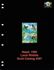 $4.25 Scott Value - 1995 NEPAL Himalayan Birds, Wildlife scarcer CV MNH NH UMM