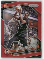 2025 Panini Prizm WNBA - Red Prizms #47 Rayah Marshall #/299