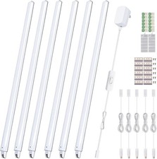 LED Under Cabinet Lighting 6-Pack 12 inch Seamlessly Warm White