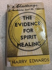 SIGNED by Spiritual Healer, HARRY EDWARDS &ldquo;The Evidence For Spiritual Healing 