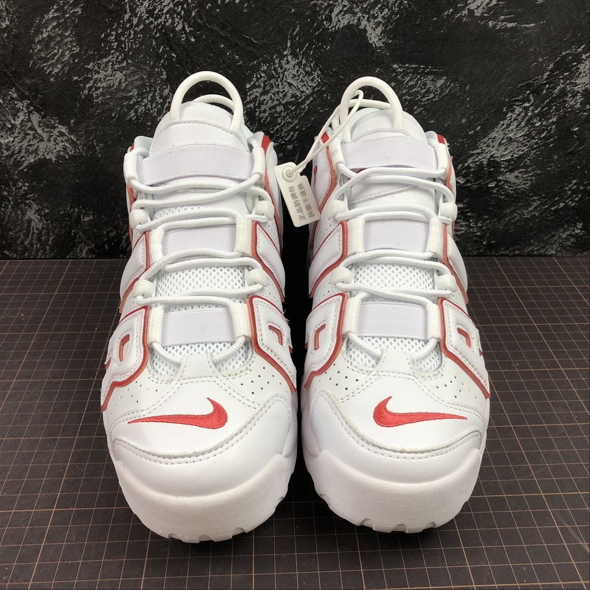 【希少】Air More Uptempo Varsity Red/24.5cm Nike Air More Uptempo Varsity Red Men's - 414962-100 - US