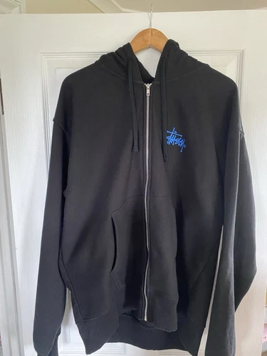 Stussy 1st Venus Zip Hoodie Black Blue XL Winter 23
