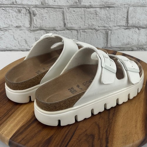 Papillio by Birkenstock Arizona femmes 8/39 plates-formes épaisses blanches étroites  - Photo 6 sur 14
